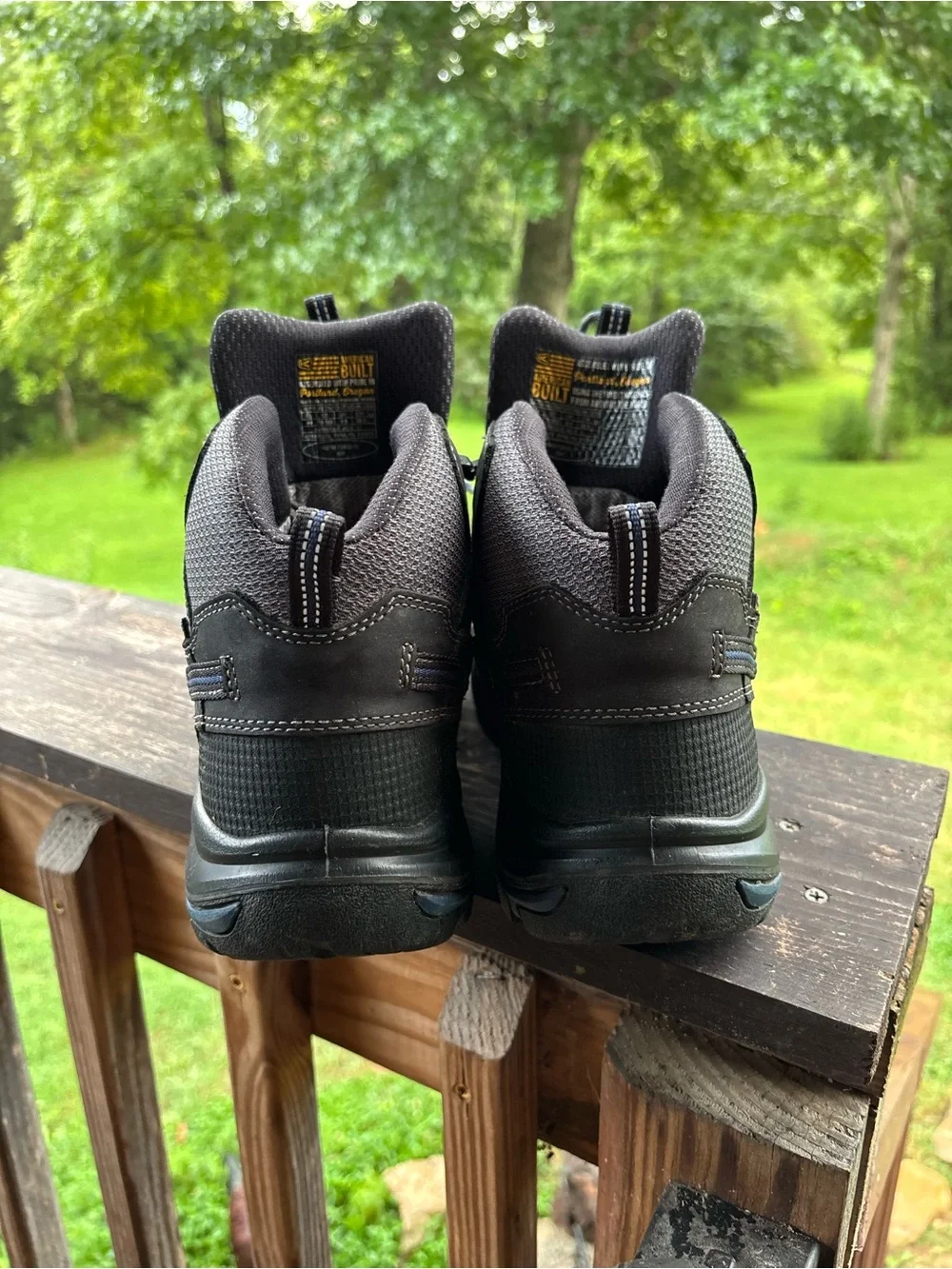 KEEN Utility Braddock Mid Work Boots Men’s 10.5 EE Wide Waterproof Soft Toe Blac